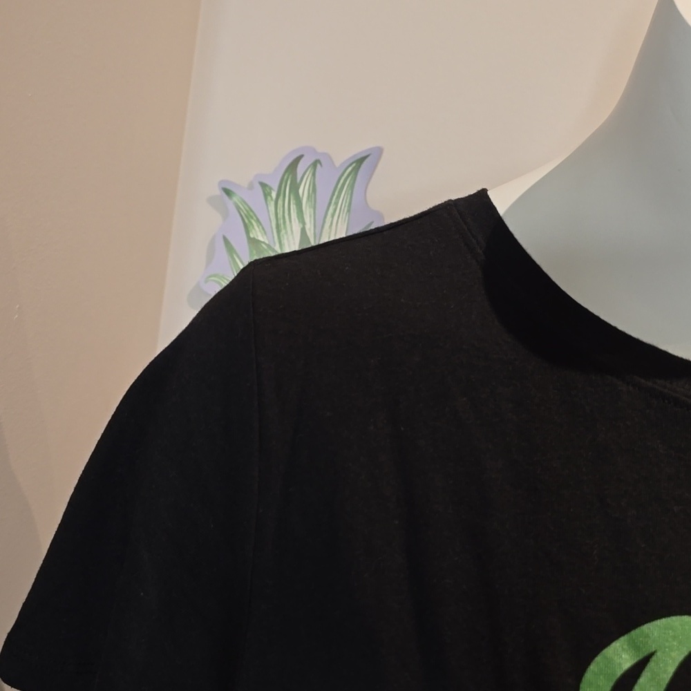 Torrid - "Drinks Well with Others" Classic Fit Signature Jersey Tee, Deep Black  - Picture 3 of 14